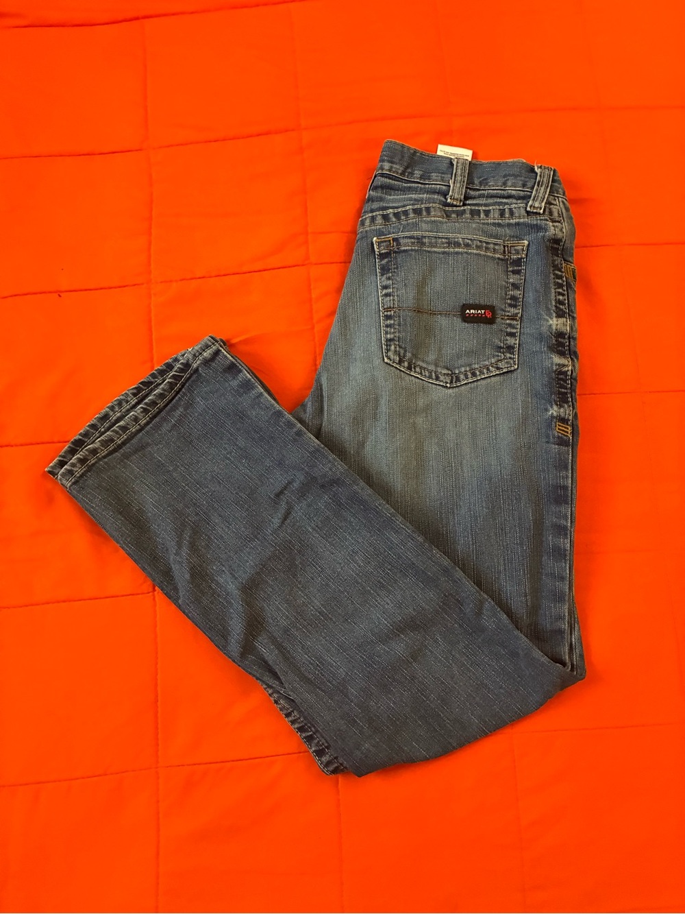 Ariat FR Jeans Mens 32x34 M4 RELAXED Boot Workwear denim Flame Resistant